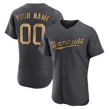 Game Men's Custom Charcoal Minnesota Twins Authentic 2022 All-Star Jersey
