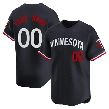 Limited Youth Custom Navy Minnesota Twins Alternate Jersey
