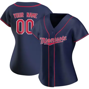 Replica Women's Custom Navy Minnesota Twins Alternate Team Jersey